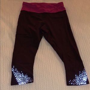 Lululemon Reflective Capris
